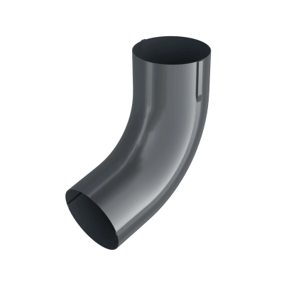 BRYZA STAL Kolanko do rur spustowych 100 mm - ANTRACYT - RAL 7016